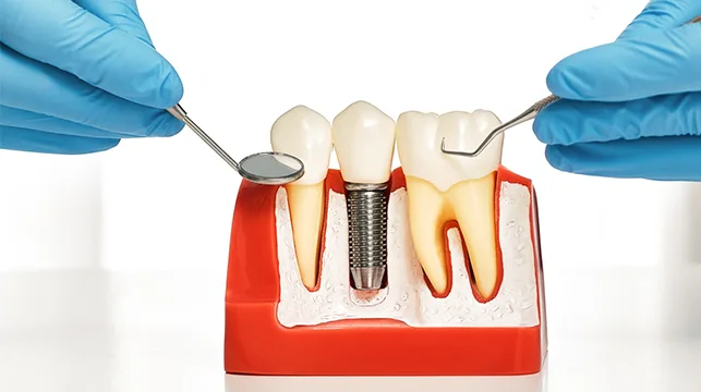 photo of dental implant mold